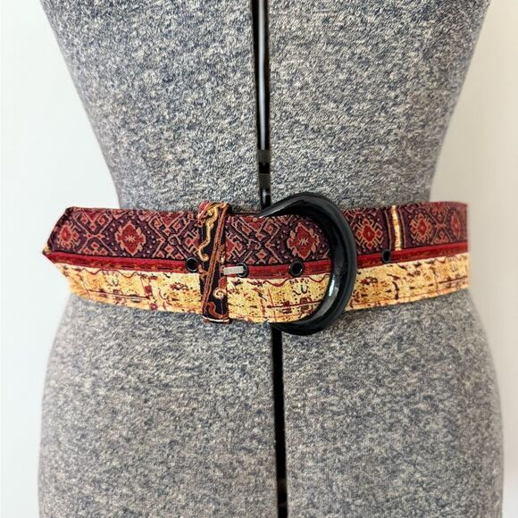 Unbranded Accessories - Boho Tapestry Fabric Belt – Size 10